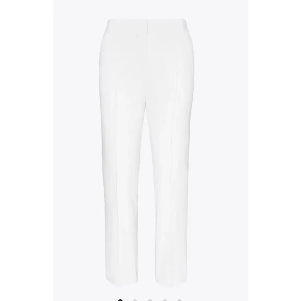 Tory Burch Sport Tech Twill Golf Pant White Size 2 Athleisure Preppy CC